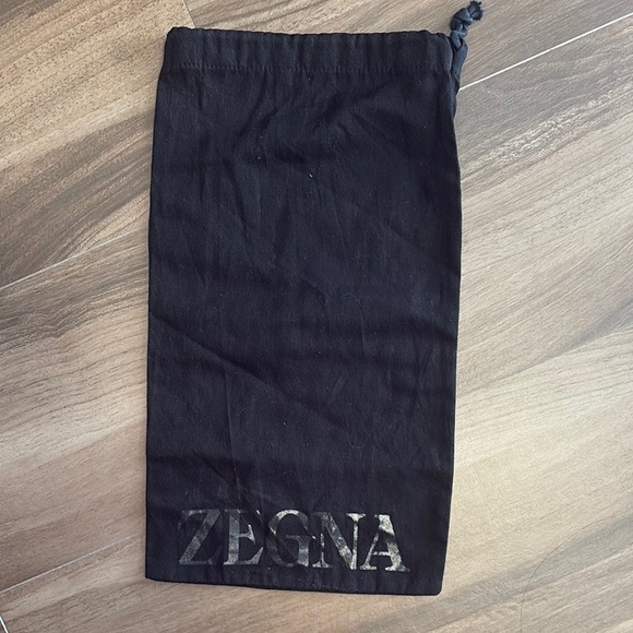 EUC Zegna Black Drawstring Dust Bag - Picture 1 of 4
